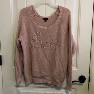 Torrid Love Sweater, Blush Pink (Size 2)